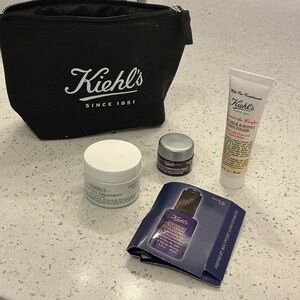 Kiehl's Skincare Collection with Black Bag